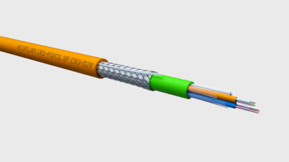 ACOFLAM Optique, Câble monomode armé acier résistant au feu CR1/C1