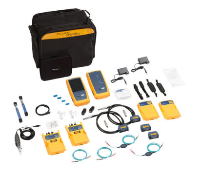 DSX2-8000MI INT - Certificateur cuivre/optique Fluke Networks Cat5/5e/6/6A/7/7A/8 avec photomètre MM et caméra – Image 2