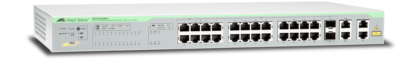 AT-FS750/28PS - Switch WebSmart Fast Ethernet 24 ports 10/100Base-TX PoE+, 2 ports Combo/SFP, 2 uplink 10/100/1000Base-TX