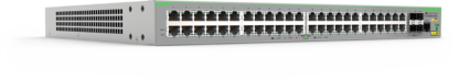 AT-FS980M/52PS - Switch CentreCOM manageable niveau 2+ Fast Ethernet 48 ports 10/100Base-TX PoE+, 4 emplacements SFP