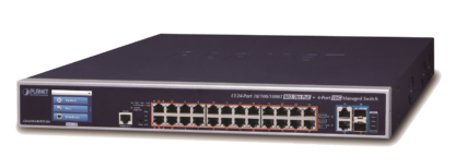 GS-6320-24UP2T2XV - Switch manageable L3, 24 ports Gigabit Ethernet PoE++ 802.3bt 95 W, 2 ports RJ45 10G, 2 ports SFP+ 10G