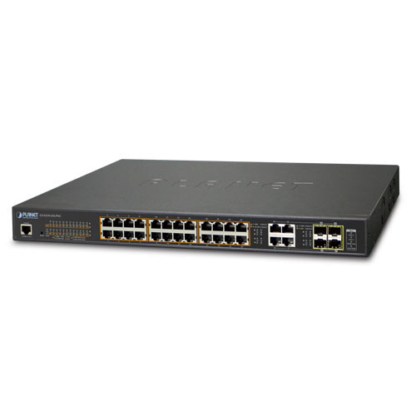 GS-4210-24UP4C - Switch manageable L2, 24 ports Gigabit Ethernet Ultra PoE 60 W & 4 ports combo