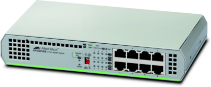 AT-GS910 8 ports - Switches Plug & Play Gigabit Ethernet 8 ports 10/100/1000Base-TX