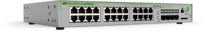 AT-GS970M/28 - Switch CentreCOM manageable niveau 3 Gigabit Ethernet 24 ports 10/100/1000Base-TX, 4 emplacements SFP