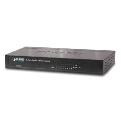 GSD-805 - Switch Plug & Play Gigabit Ethernet 8 ports, format desktop