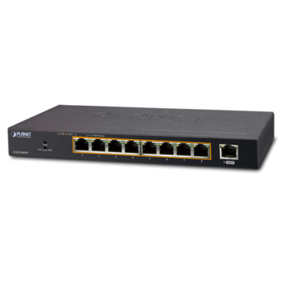 GSD-908HP - Switch Plug & Play Gigabit Ethernet 9 ports dont 8 ports PoE+, format desktop