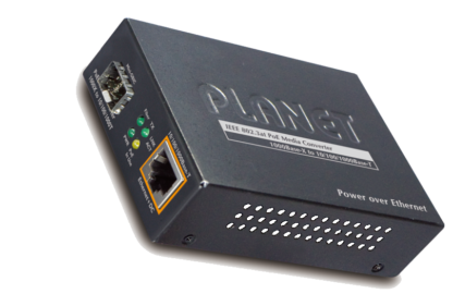 GTP-805A - Convertisseur de média Gigabit Ethernet PoE+ vers 1 emplacement SFP 100/1000Base-X