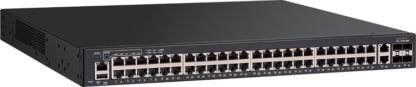 ICX7150-48P - Switch d'accès niveau 3, 24 ports Gigabit Ethernet PoE+, 2 uplinks RJ45, 4 uplinks SFP upgradables, rack 19"