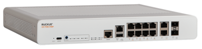 ICX7150-C10ZP - Switch d'accès niveau 3 format compact, 4 ports Multigigabit PoH, 6 ports Gigabit PoE+, 2  uplinks SFP+