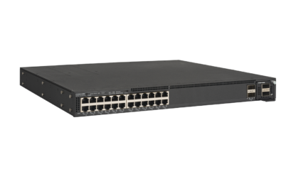 ICX7550-24 - Switch d'accès/agrégation, 24 ports Gigabit, 2 emplacements QSFP+ 40G, 1 slot d'extension, sans alimentation