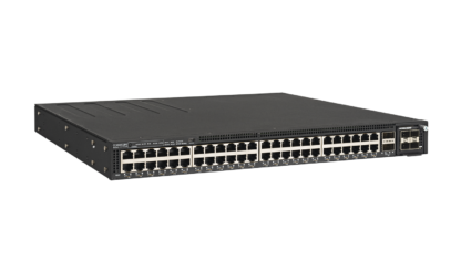 ICX7550-48P - Switch d'accès/agrégation, 48 ports Gigabit PoE+, 2 emplacements QSFP+ 40G, 1 slot d'extension, sans alimentation