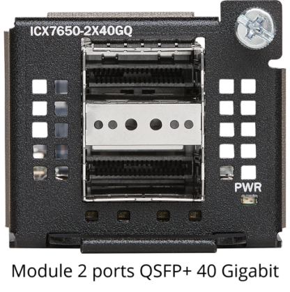 ICX7650-48ZP-E - Switch de coeur/aggrégation Multigigabit, 24 ports PoH, 24 ports PoE+, 4 ports 40G ou 2 ports 100G – Image 3