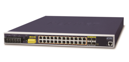 IGS-6325-24P4S - Switch industriel IP30 manageable niveau 3, 24 ports Gigabit Ethernet PoE+ dont 4 ports Combo