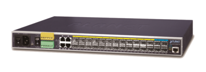 IGS-6325-20S4C4X - Switch industriel IP30 manageable niveau 3, 24 emplacements SFP dont 4 ports Combo, 4 emplacements SFP+ 10G