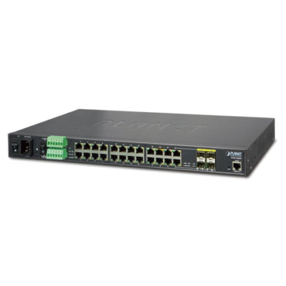 IGSW-24040T - Switch industriel IP30 manageable L2+ 24 ports Gigabit Ethernet dont 4 ports Combo, rackable 19P