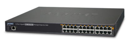 POE-1200G - Injecteur/hub manageable PoE/PoE+ 30 W, 12 ports 10/100/1000Base-TX, rackable 19P