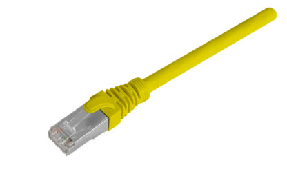 Cordon RJ45 S/FTP Cat6A LSZH jaune