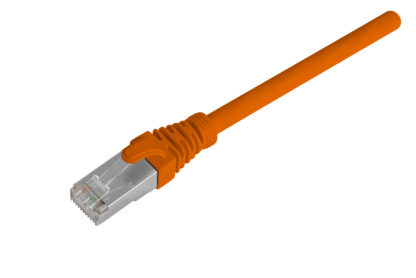 Cordon RJ45 S/FTP Cat6A LSZH orange