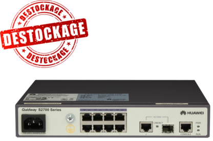 S2700-9TP-EI-AC - Switch manageable niveau 2, 9 ports 10/100Base-TX & 1 port Combo RJ45/SFP Gigabit