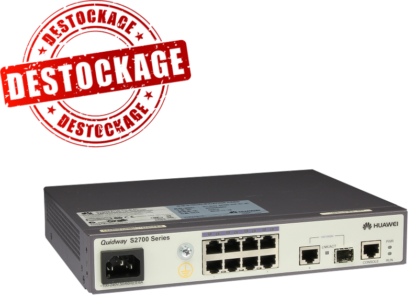 S2700-9TP-EI-AC - Switch manageable niveau 2, 9 ports 10/100Base-TX & 1 port Combo RJ45/SFP Gigabit – Image 3