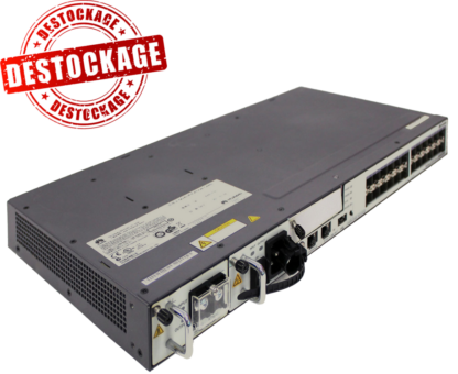 S5700-28C-HI-24S - Switch manageable et empilable niveau 3 avancé, 24 emplacements SFP, 1 slot pour cartes additionnelles – Image 3