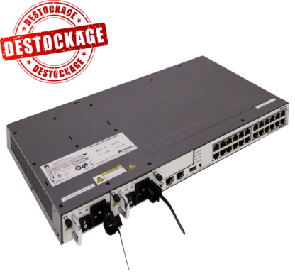 S5700-28C-HI-AC - Switch manageable et empilable niveau 3 avancé, 24 ports 10/100/1000Base-TX, 1 slot pour cartes additionnelles – Image 3