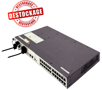 S5700-28C-HI-AC - Switch manageable et empilable niveau 3 avancé, 24 ports 10/100/1000Base-TX, 1 slot pour cartes additionnelles – Image 4