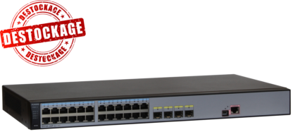 S5700-28P-LI-AC - Switch manageable et empilable niveau 3 simplifié, 24 ports 10/100/1000Base-TX & 4 emplacements SFP – Image 3