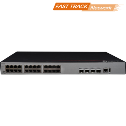 CloudEngine S5735-L24P4X-A1 - Switch manageable niveau 3 simplifié, 24 ports 100/1000Base-TX PoE+, 4 emplacements SFP+ 10Gbase-X