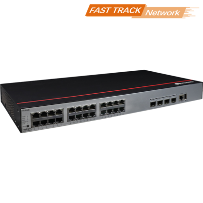 CloudEngine S5735-L24P4X-A1 - Switch manageable niveau 3 simplifié, 24 ports 100/1000Base-TX PoE+, 4 emplacements SFP+ 10Gbase-X – Image 2