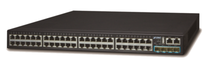 SGS-6341-48T4X - Switch manageable & stackable L3, 48 ports Gigabit Ethernet, 4 emplacements SFP+ 10G, rackable 19"