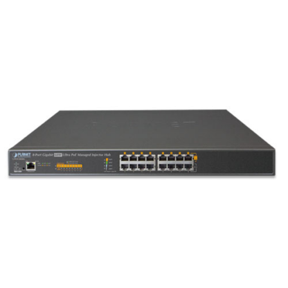 UPOE-800G - Injecteur/hub manageable Ultra PoE 60 W, 8 ports 10/100/1000Base-TX, rackable 19P