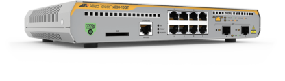 AT-X230-10GT - Switch manageable niveau 3 AlliedWare Plus Gigabit Ethernet 8 ports, 2 emplacements SFP