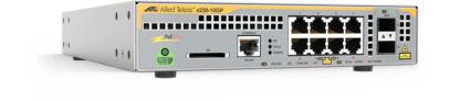 AT-X230-10GP - Switch manageable niveau 3 AlliedWare Plus Gigabit Ethernet 8 ports PoE+, 2 emplacements SFP