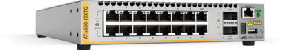 AT-X550-18XTQ - Switch manageable niveau 3, 10 Gigabit Ethernet, 16 ports 1/10Gbase-T, 2 emplacements QSFP+ 40G