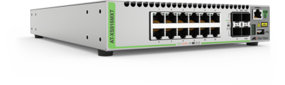 AT-XS916MXT - Switch CentreCOM manageable niveau 3, 10 Gigabit Ethernet, 12 ports 100/1000/10Gbase-T, 4 emplacements SFP+ 10G